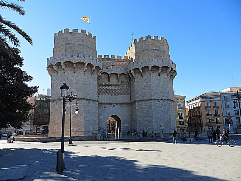 Torres de Serranos en Valencia